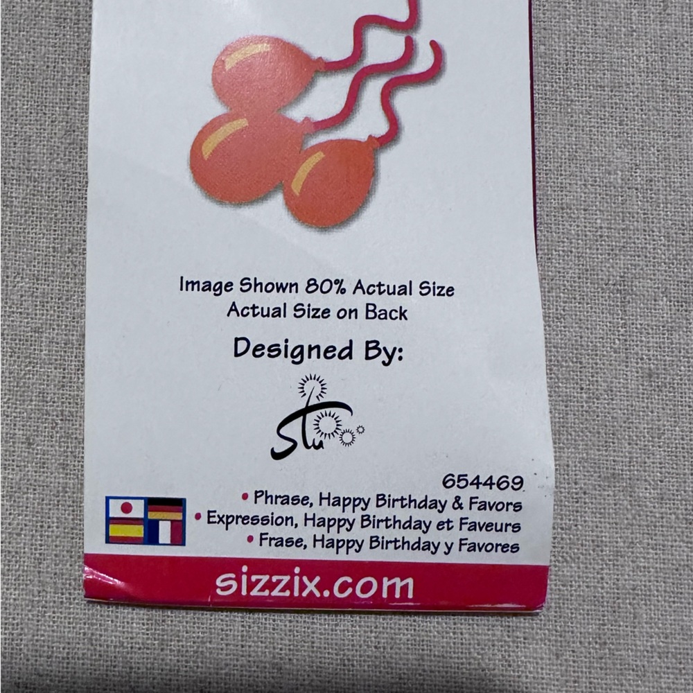 Sizzix | Die Cut | Happy Birthday & Favors - Picture 3 of 5